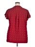 Merokeety Red Short Sleeve Blouse Size XXL - photo 2