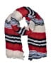 JCPenney 100% Viscose Stripes Red Scarf One size - photo 1