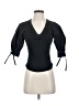 Ulla Johnson 100% Cotton Black 3/4 Sleeve Top Size P (petite) - photo 1