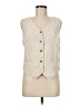 Lands' End 100% Linen Ivory Vest Size M - photo 1