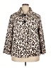 Chico's Animal Print Tan Coat Size XXL (4) - photo 1