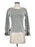 Assorted Brands 100% Cotton Houndstooth Silver Pullover Sweater Size S - photo 1