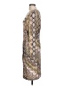 Doncaster Collection Paisley Animal Print Aztec Or Tribal Print Gold Cocktail Dress Size 10 - photo 5