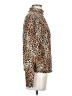 St. John Animal Print Brown Long Sleeve Top Size S - photo 4