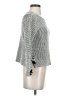Assorted Brands 100% Cotton Houndstooth Silver Pullover Sweater Size S - photo 4