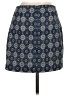 Mango 100% Polyester Paisley Blue Casual Skirt Size 4 - photo 2