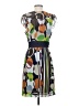 Moulinette Soeurs 100% Polyester Print Blue Cocktail Dress Size 4 - photo 2
