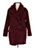 Zara Basic Burgundy Coat Size M - photo 1