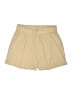 Unbranded 100% Polyester Solid Tan Khaki Shorts Size XL - photo 1