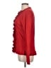 Roz & Ali Solid Red Cardigan Size L - photo 5