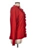 Roz & Ali Solid Red Cardigan Size L - photo 4