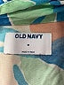 Old Navy 100% Viscose Tropical Blue Short Sleeve Blouse Size M - photo 7