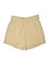 Unbranded 100% Polyester Solid Tan Khaki Shorts Size XL - photo 2