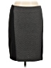 Laundry by Shelli Segal Chevron-herringbone Gray Casual Skirt Size 6 - photo 1