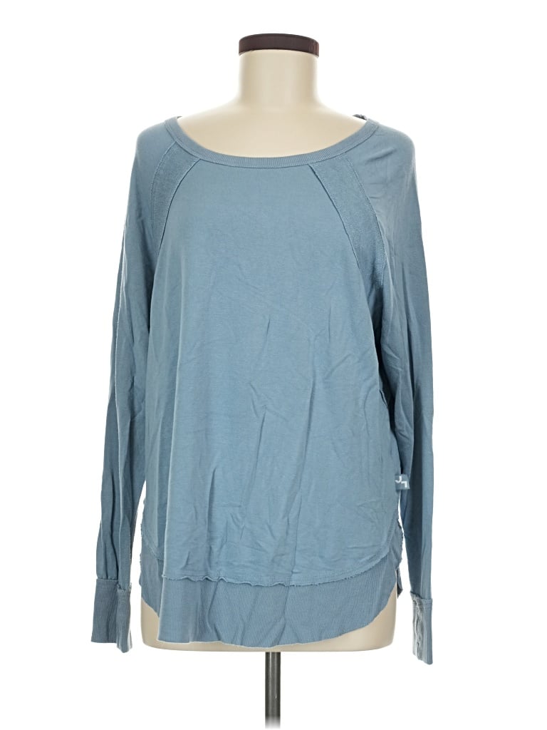 Pre-owned Joylab Long Sleeve T-shirt In Blue