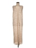 MNG 100% Polyester Tan Casual Dress Size 6 - photo 1