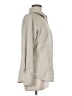 Unbranded Solid Ivory Long Sleeve Button-Down Shirt Size M - photo 4