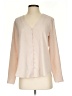 Dynamite 100% Polyester Tan Long Sleeve Blouse Size S - photo 1