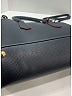 Prada Burgundy Black Leather Tote One size - photo 4
