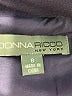 Donna Ricco Solid Blue Cocktail Dress Size 8 - photo 7