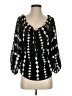 Vince Camuto 100% Polyester Black 3/4 Sleeve Blouse Size S - photo 1