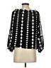 Vince Camuto 100% Polyester Black 3/4 Sleeve Blouse Size S - photo 2