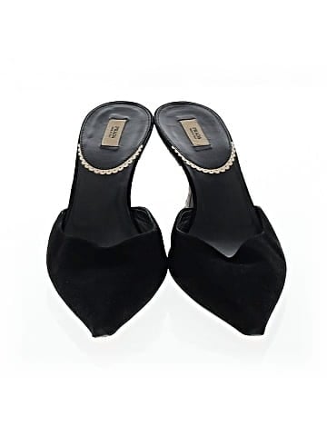 Prada Vintage Suede Pointed Toe Mules (view 2)