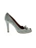 Marc by Marc Jacobs 100% Leather Gray Blue Heels Size 9 - photo 1
