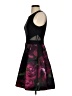 Xscape Graphic Black Cocktail Dress Size 4 - photo 5