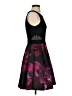 Xscape Graphic Black Cocktail Dress Size 4 - photo 4