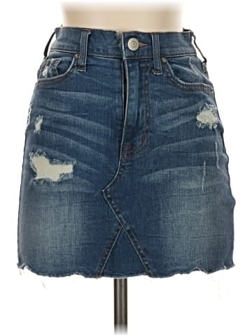 Aero Denim Skirt (view 1)