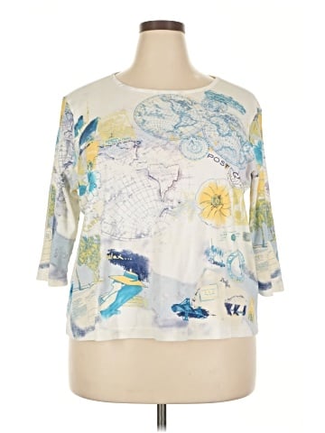 Cj Banks 3/4 Sleeve Top (view 1)