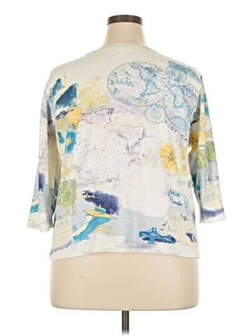 Cj Banks 3/4 Sleeve Top (view 2)