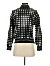 Aqua Houndstooth Black Cardigan Size XS - photo 2