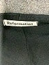 Reformation Black Short Sleeve Top Size 10 - photo 4