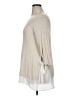 Pebble and Stone 100% Polyester Tan 3/4 Sleeve Top Size XL - photo 5