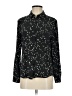 Rails 100% Rayon Stars Black Long Sleeve Blouse Size S - photo 1