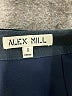 Alex Mill 100% Polyester Solid Black Blue Formal Skirt Size 6 - photo 4