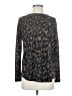 Cherish Animal Print Gray Pullover Sweater Size S - photo 1