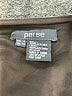 Per Se 100% Leather Black Leather Skirt Size 8 - photo 4