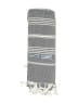 Assorted Brands 100% Cotton Gray Blue Scarf One size - photo 2