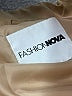 Fashion Nova 100% Polyester Solid Tan Jacket Size 1X - photo 6