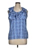 Milano Blue Sleeveless Blouse Size XL - photo 1