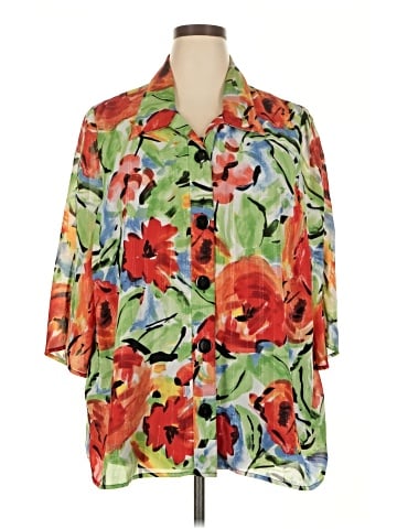 Maggie Barnes 3/4 Sleeve Blouse (view 1)