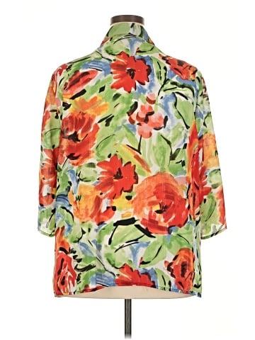 Maggie Barnes 3/4 Sleeve Blouse (view 2)