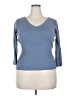 Hillard & Hanson Blue Pullover Sweater Size XL - photo 1