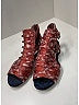 Dior Plaid Red Burgundy Sandals Size EU 38 - photo 3