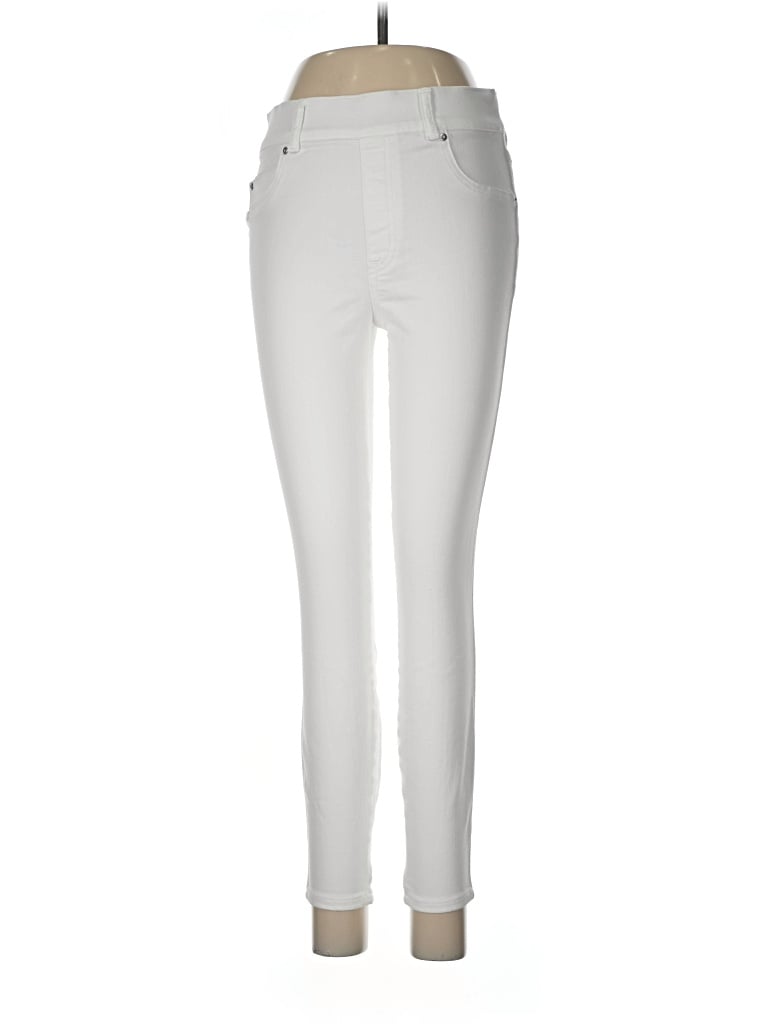 Pre-owned Spanx Jeggings In White