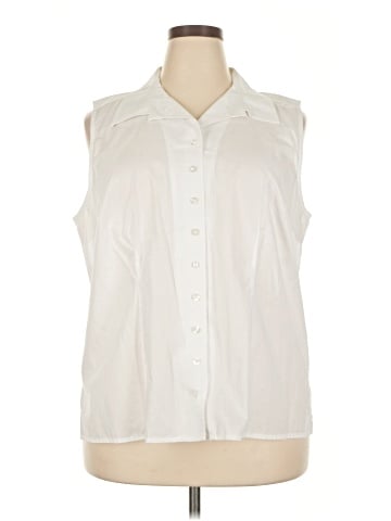 Cj Banks Sleeveless Button-Down Shirt (view 1)