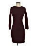 Dynamite Chevron-herringbone Burgundy Cocktail Dress Size S - photo 1